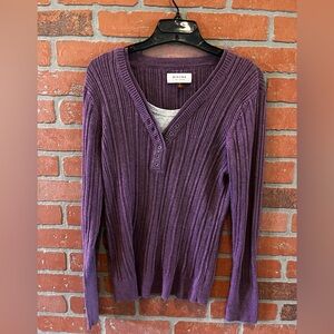 Sonoma - purple long sleeve shirt - Size XL